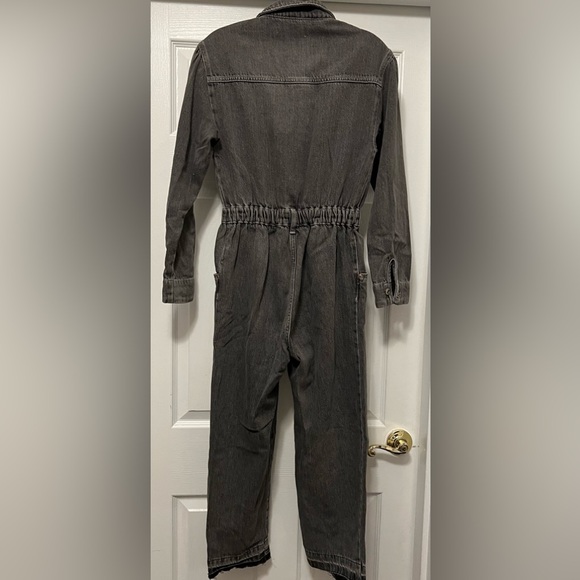 Zara Kids Denim Jumpsuit in Charcoal Grey size 13-14 - Picture 2 of 8